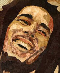 Bob Marley – Handcrafted Wooden Veneer Artwork