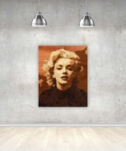 Marilyn Monroe – Handcrafted Wooden Veneer Artwork