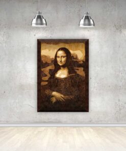 Mona Lisa – Wooden Veneer Masterpiece