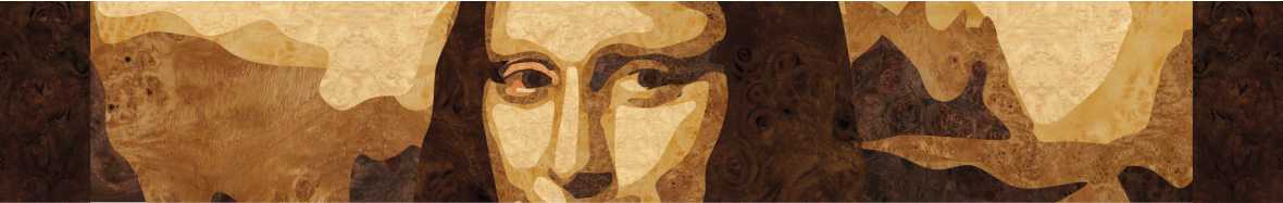 marquetry portrait